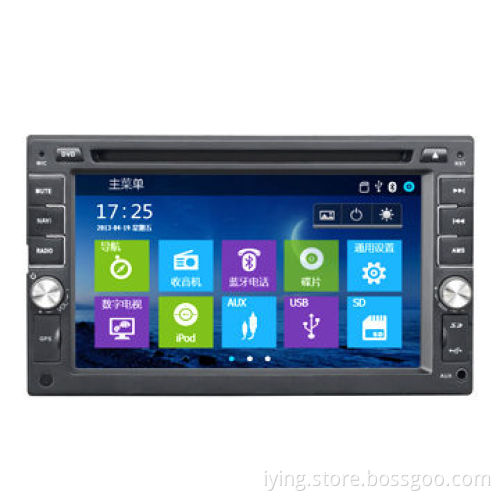 6.2-inch Double Din Universal Car DVD Player with Touch Screen Panel